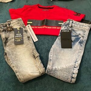 Kids jeans and tee